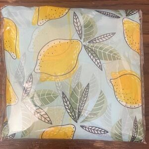 Lemon Print reusable fold up tote
